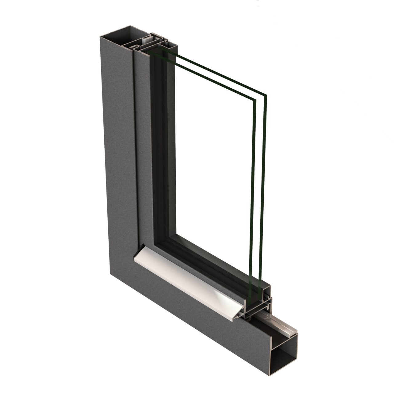 Uninsulated steel windows - Art System | Metaltek